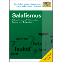 Titel der Broschüre "Salafismus - Prävention durch Information" Titel der Broschüre "Salafismus - Prävention durch Information"
