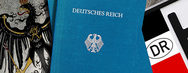 Pässe und Kennzeichen von „Reichsbürgern“ Pässe und Kennzeichen von „Reichsbürgern“