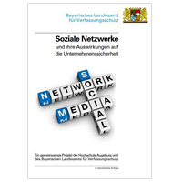 Titel der Broschüre "Soziale Netzwerke und ihre Auswirkungen auf die Unternehmenssicherheit" Titel der Broschüre "Soziale Netzwerke und ihre Auswirkungen auf die Unternehmenssicherheit"