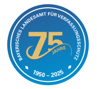 Logo 75 Jahre Bayerisches Landesamt für Verfassungsschutz